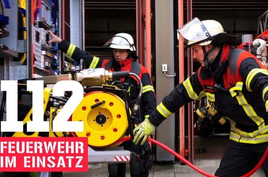 112: Feuerwehr im Einsatz