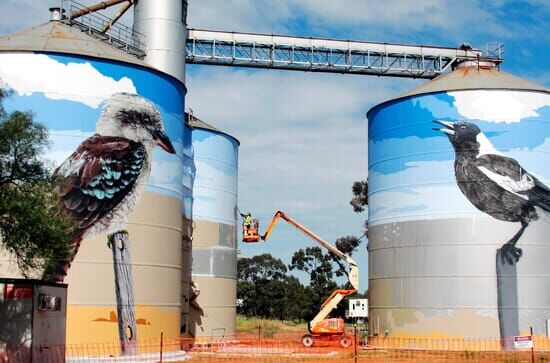 Australien: Wenn Kunst auf Silos trifft