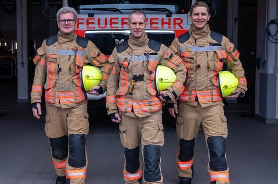 112: Feuerwehr im Einsatz