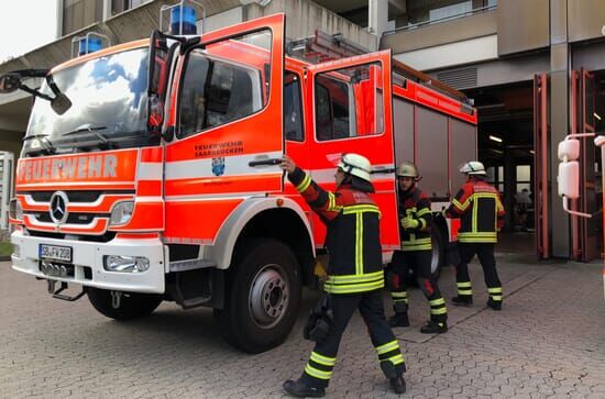 112: Feuerwehr im Einsatz