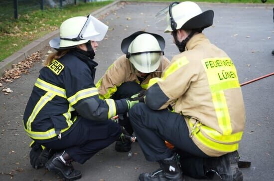 112: Feuerwehr im Einsatz