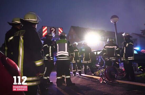 112: Feuerwehr im Einsatz