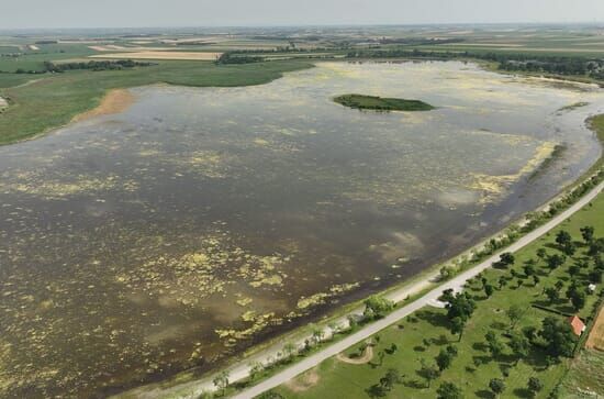 Ein See verschwindet