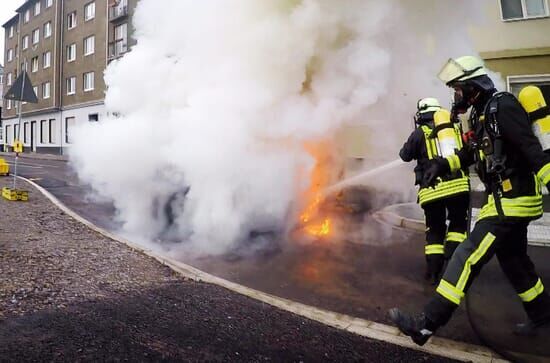 112: Feuerwehr im Einsatz