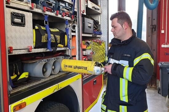 112: Feuerwehr im Einsatz