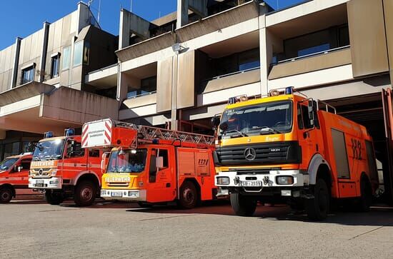 112: Feuerwehr im Einsatz