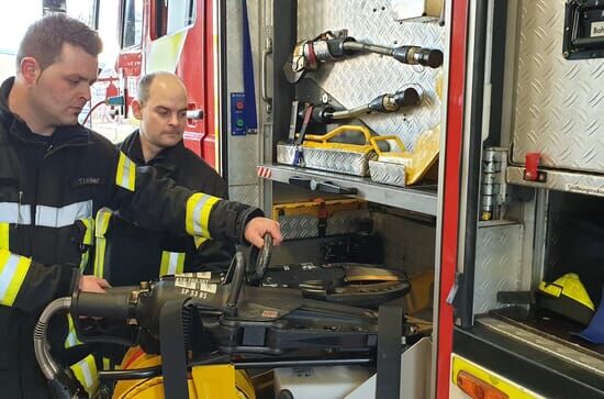 112: Feuerwehr im Einsatz