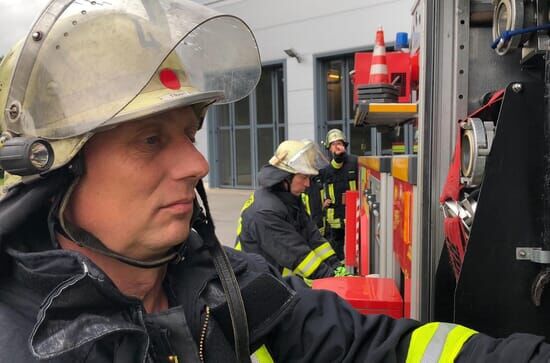 112: Feuerwehr im Einsatz