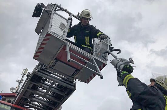 112: Feuerwehr im Einsatz