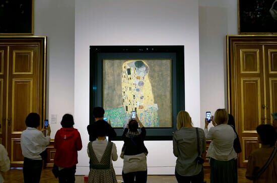 Klimt und "Der Kuss"